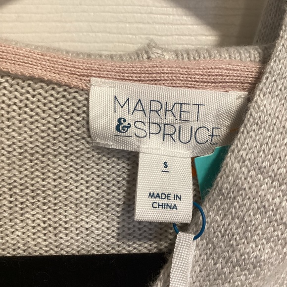 Market & Spruce Layna Hooded Cotton Blend Pullover, Size S - Picture 4 of 10